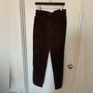 Women’s Jones New York Sport Dark Chocolate Brown Corduroy Pants